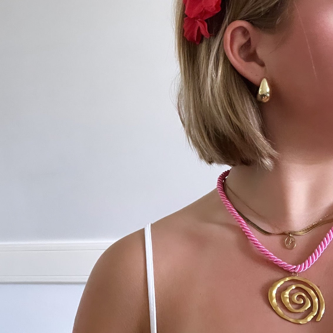 JULY SPIRAL NECKLACE