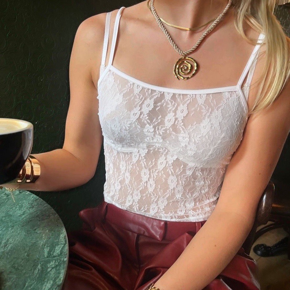 AUDREY LACE TOP